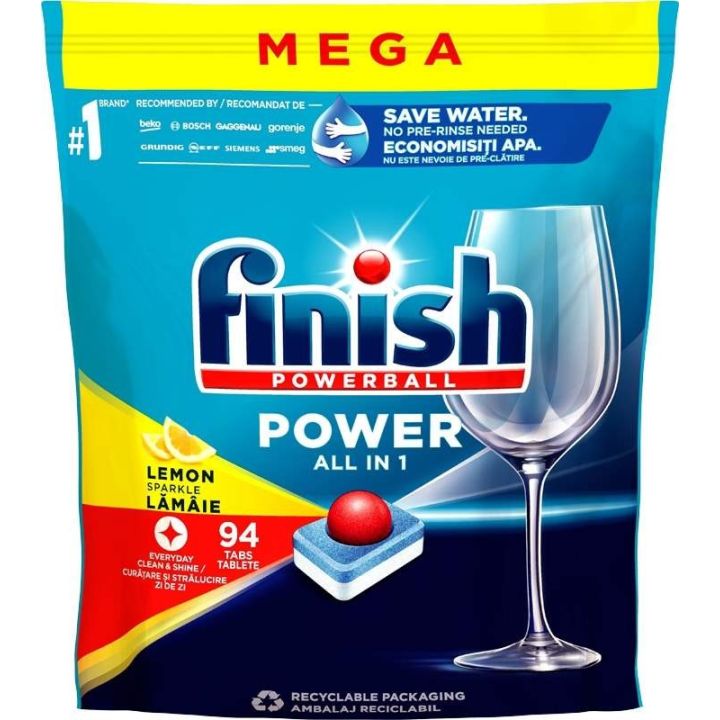 Finish Power All in One Lemon 94ks