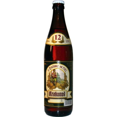 Krakonoš 12 světlý ležák 0,5l - sklo