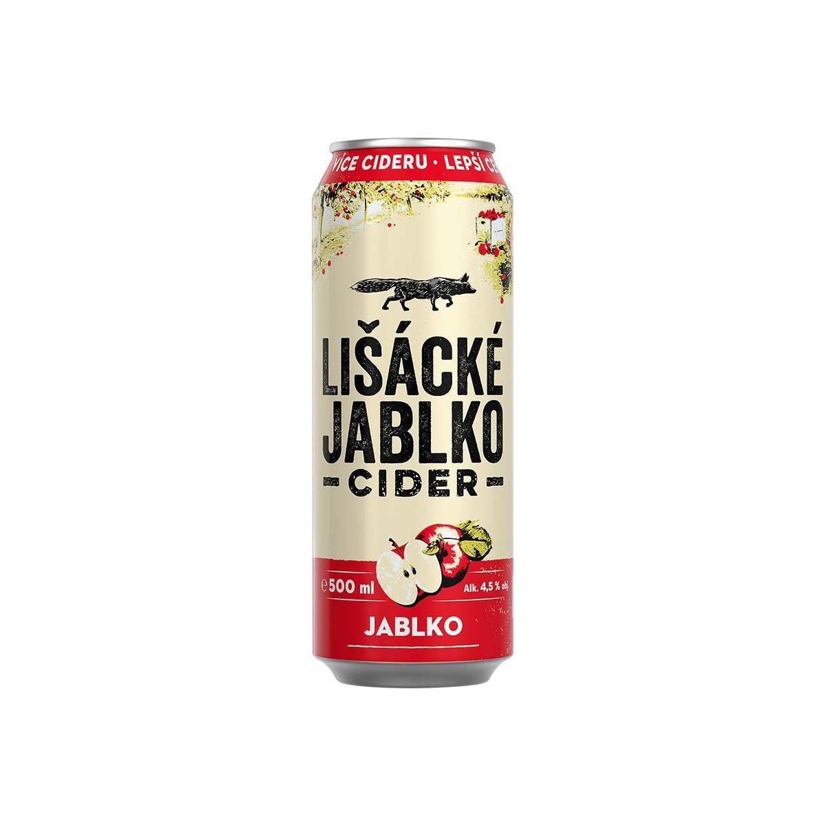 Lišácké Jablko cider jablko 0,5l - plech