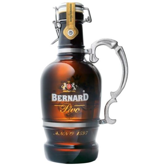 Bernard 12 nefiltrovaný světlý ležák 2l - džbánek