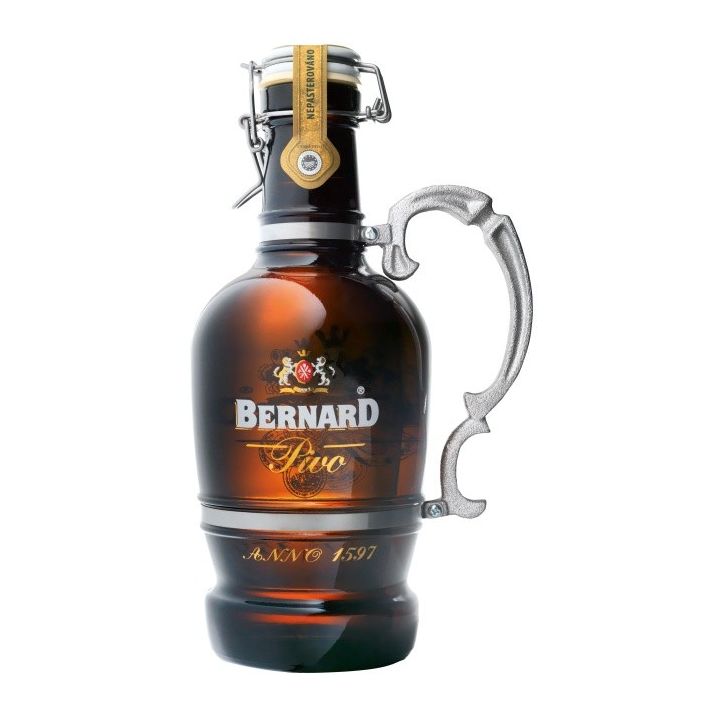 Bernard 12 nefiltrovaný světlý ležák 2l - džbánek