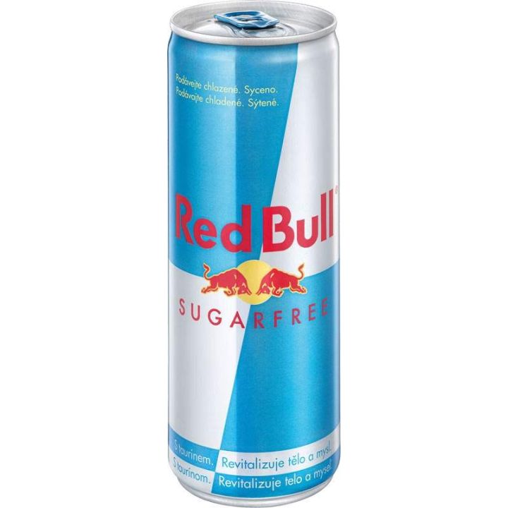 Red Bull bez cukru 0,355l plech
