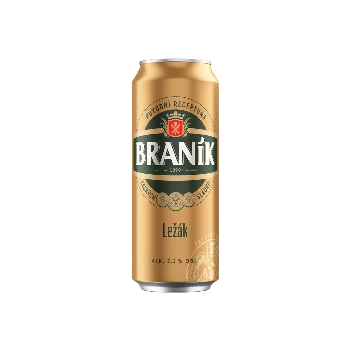 Braník Ležák 0,5l - plech