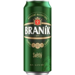Braník světlý 0,5l - plech