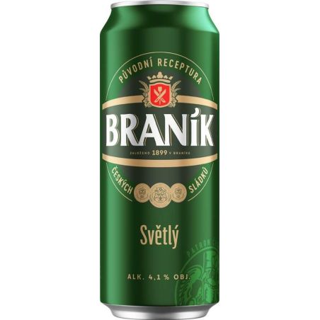 Braník světlý 0,5l - plech