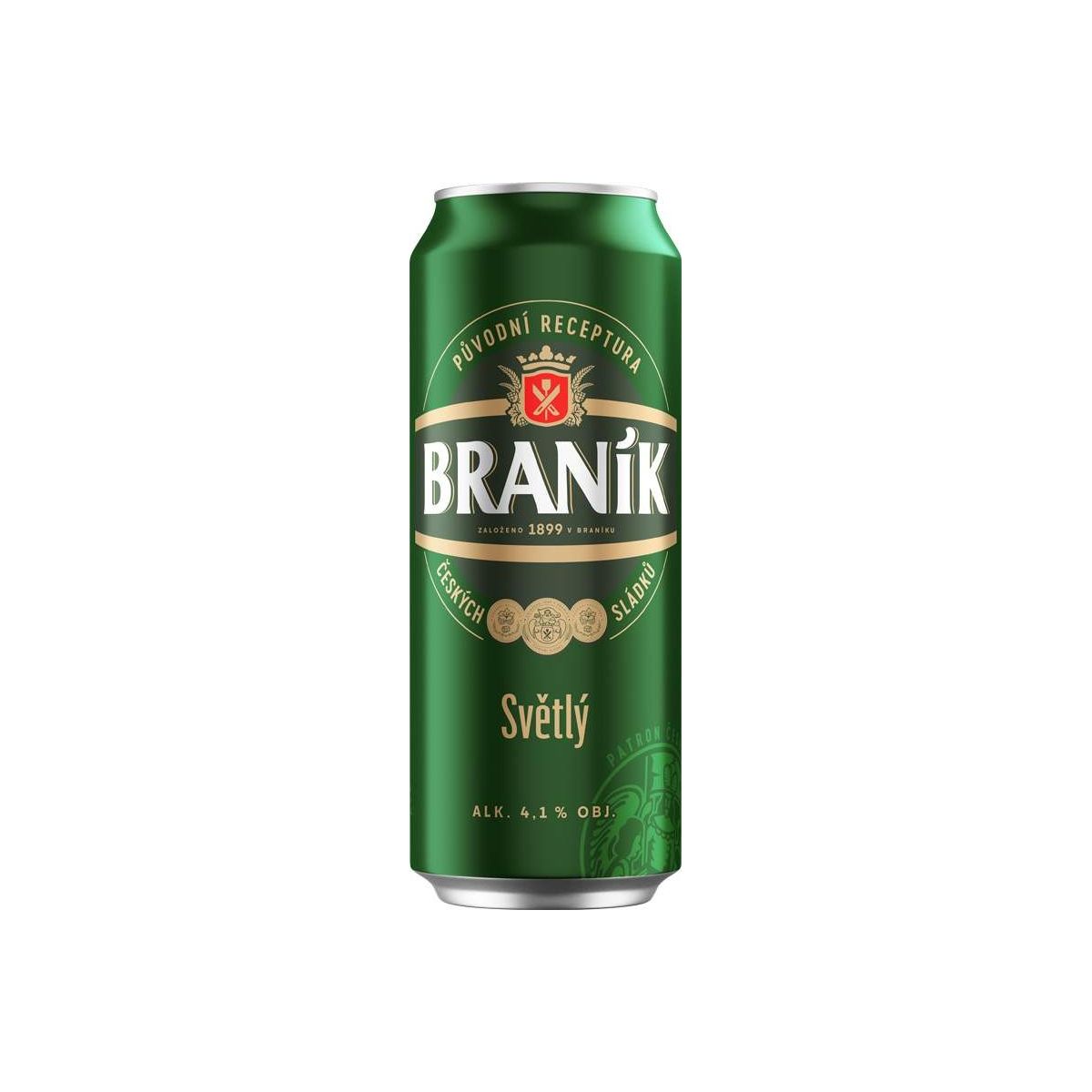Braník světlý 0,5l - plech