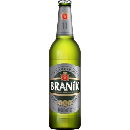 Braník jedenáct 0,5l - sklo
