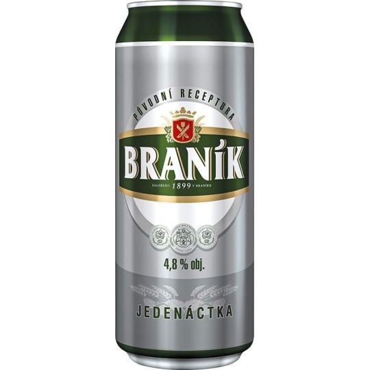 Braník jedenáct 0,5l - plech