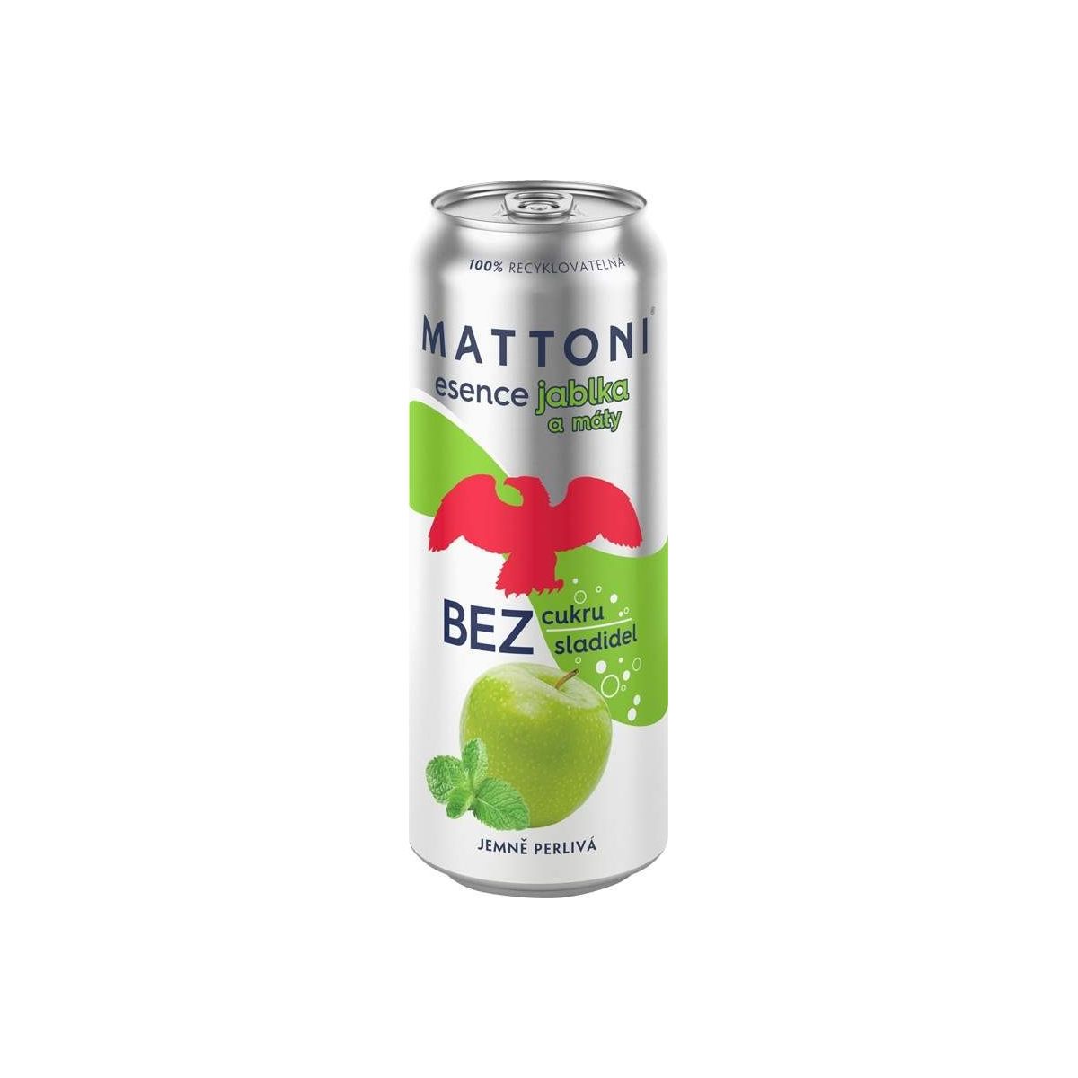 Mattoni esence jablko & máta 0,5l - plech