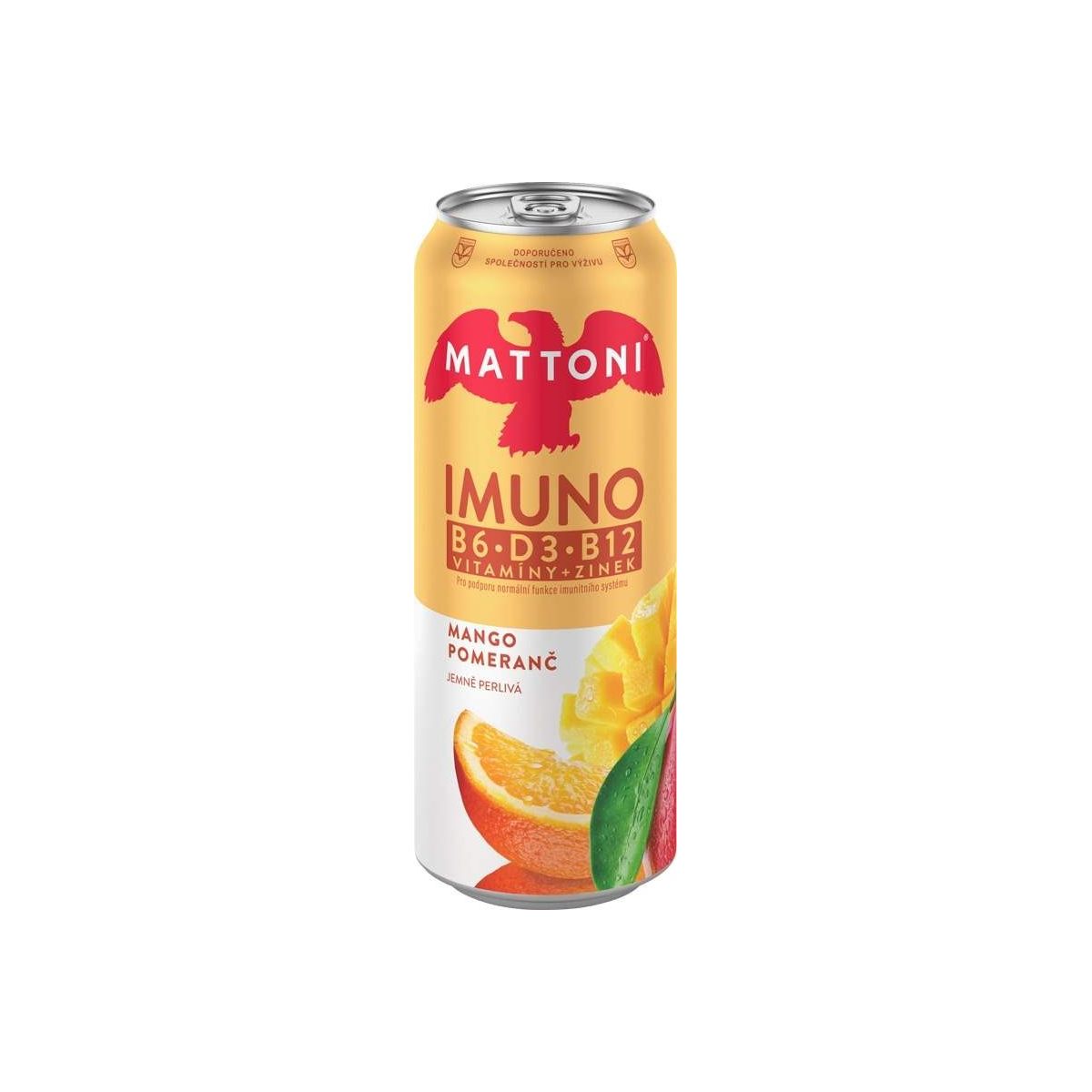 Mattoni Imuno mango & pomeranč 0,5l - plech