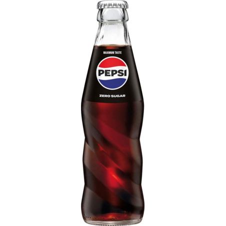 Pepsi zero sugar 0,25l sklo