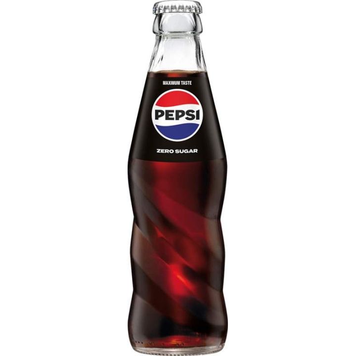 Pepsi zero sugar 0,25l sklo