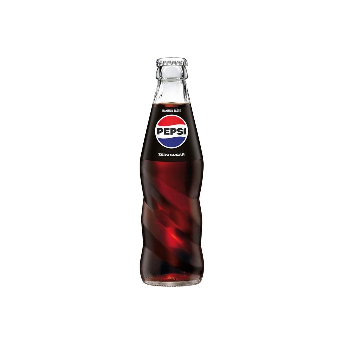 Pepsi zero sugar 0,25l sklo