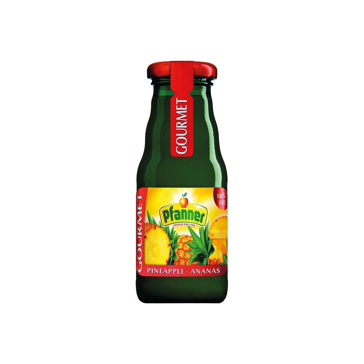 Pfanner Gourmet Ananas 100% 0,2l - sklo