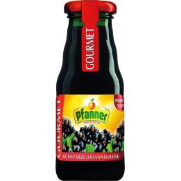 Pfanner Gourmet Černý rybíz 0,2l - sklo