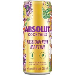 Absolut Cocktails Passionfruit Martini 0,25l - plech