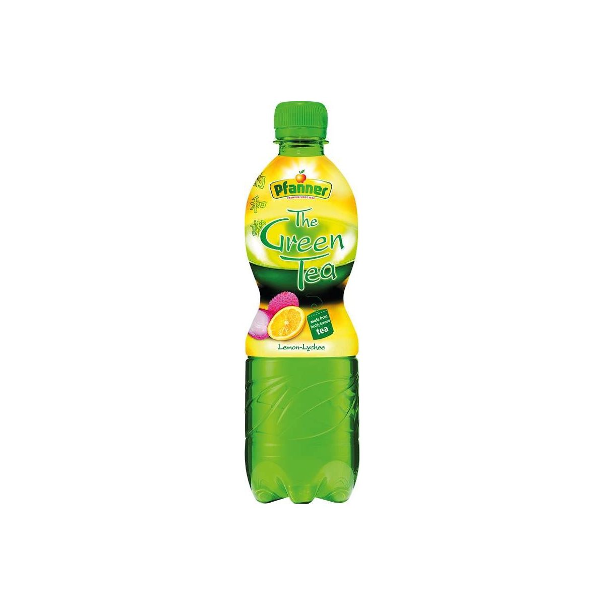 Pfanner zelený čaj citron + liči 0,5l - PET