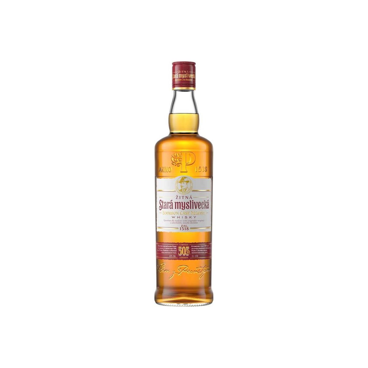 Stará žitná Myslivecká Bourbon Cask Reserve 4 YO 0,5l