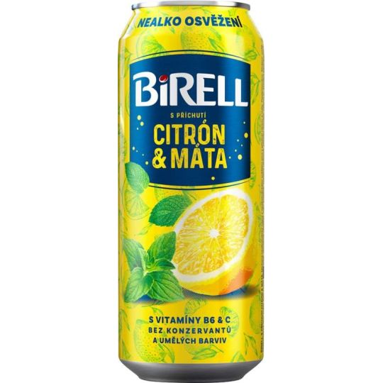 Birell Citron & máta 0,5l - plech
