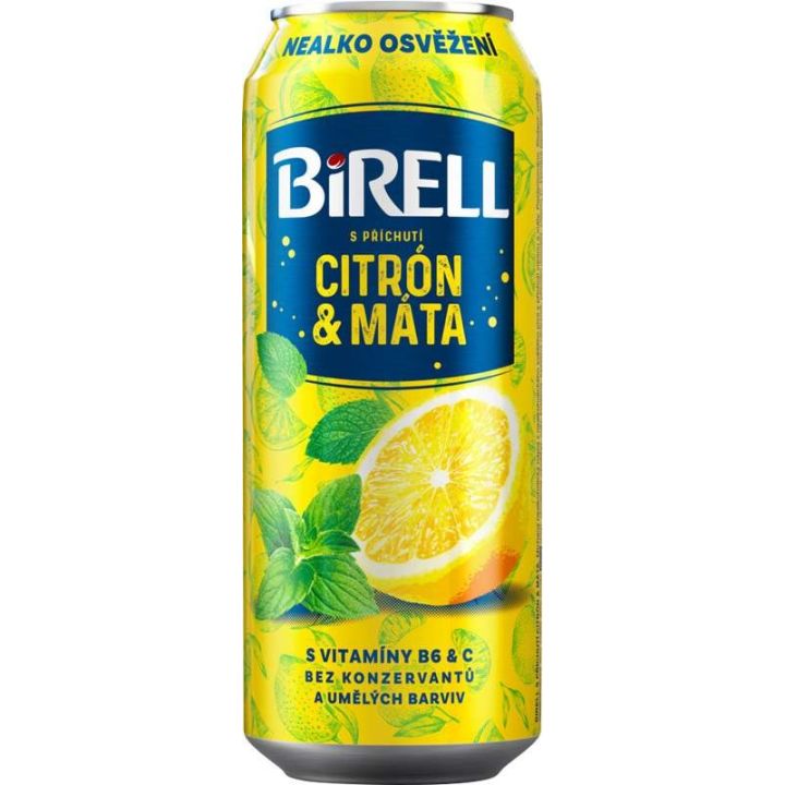 Birell Citron & máta 0,5l - plech