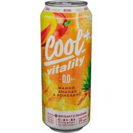 Staropramen Cool+ Vitality mango, ananas a pomeranč 0,5l - plech