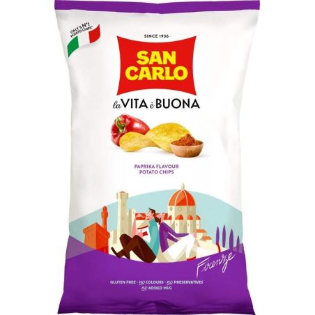 San Carlo chips paprika 150g