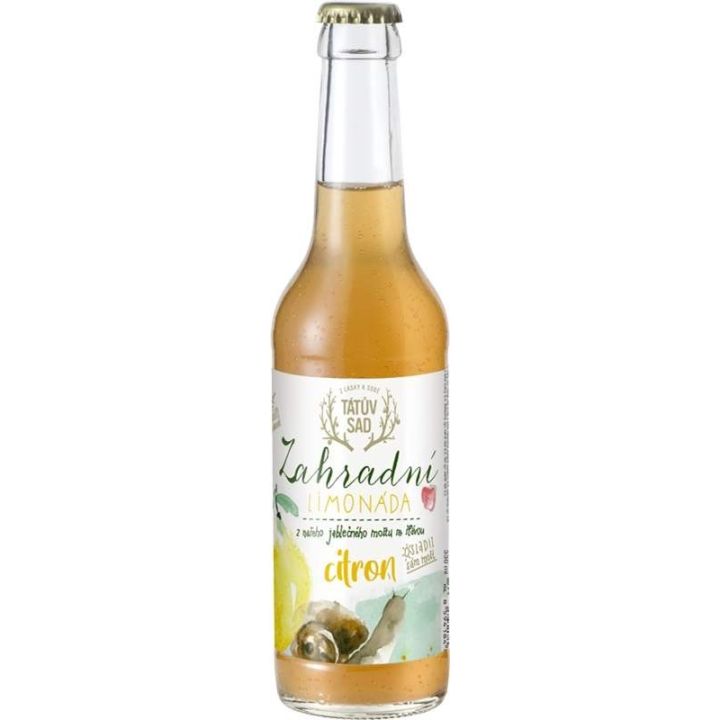 Tátův sad Zahradní limonáda citron 0,33l sklo