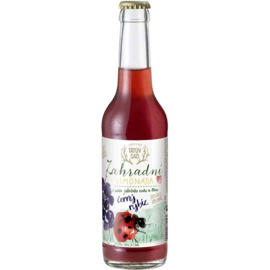 Tátův sad Zahradní limonáda černý rybíz 0,33l sklo