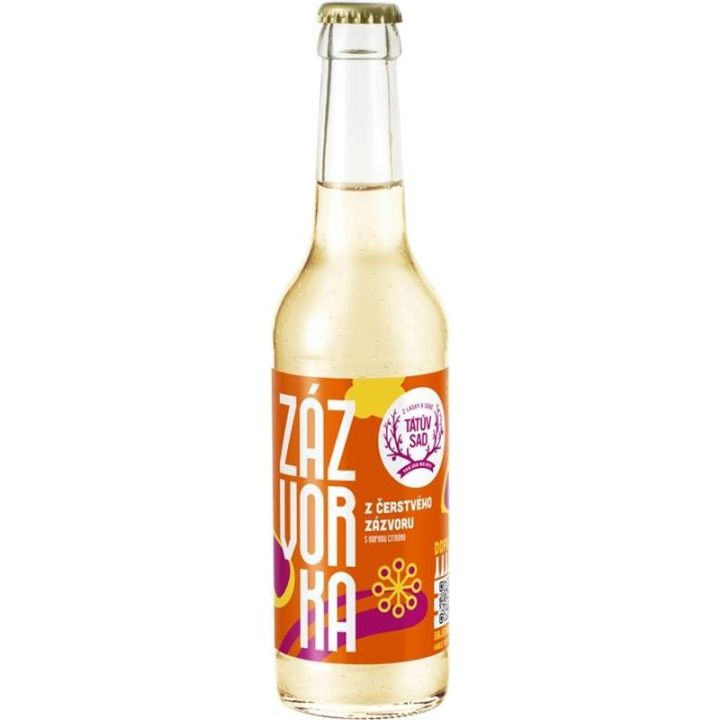 Tátův sad Zázvorka 0,33l sklo