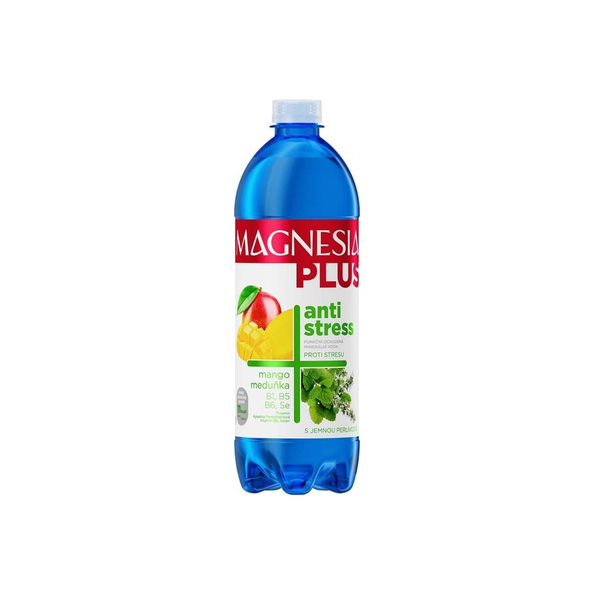 Magnesia Plus Antistress mango, meduňka 0,7l - PET