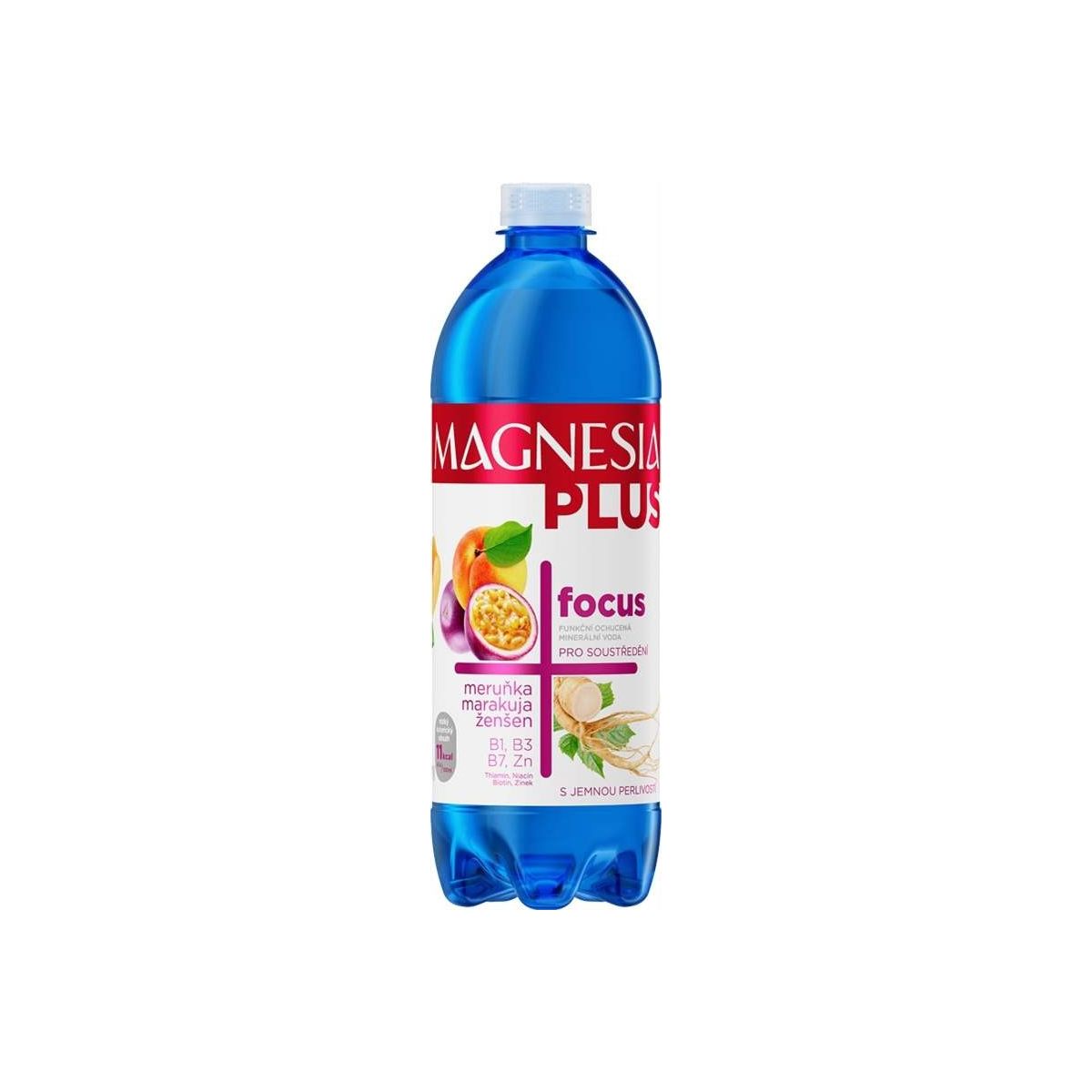 Magnesia Plus Focus meruňka, maracuja, ženšen 0,7l - PET