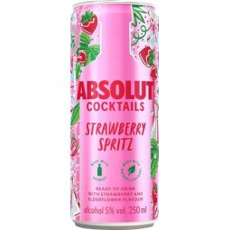 Absolut Cocktails Strawberry Spritz 0,25l - plech
