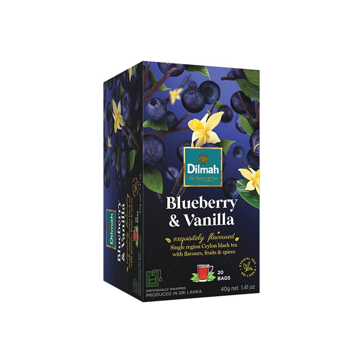 Dilmah Borůvka & Vanilka 20x2g