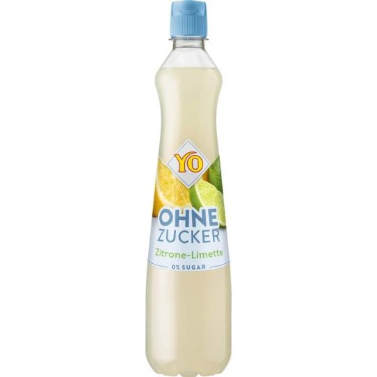 YO Sirup Citron-limeta bez cukru 0,7l - PET