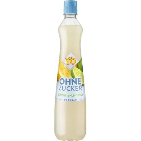 YO Sirup Citron-limeta bez cukru 0,7l - PET