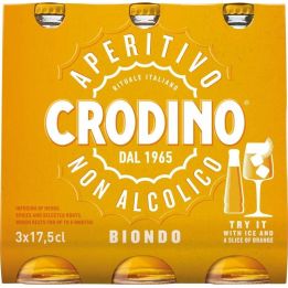 Crodino Aperitivo Biondo 3x17,5cl