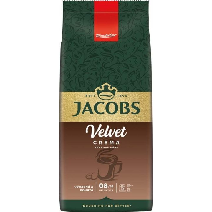 Jacobs Velvet Crema 1kg - zrnková