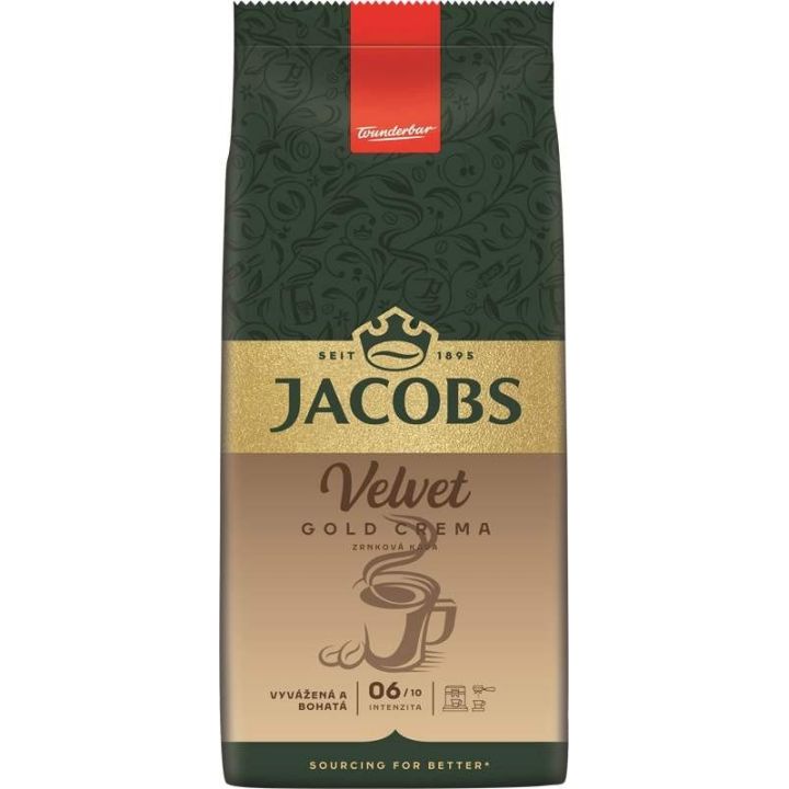 Jacobs Velvet Gold Crema 1kg - zrnková