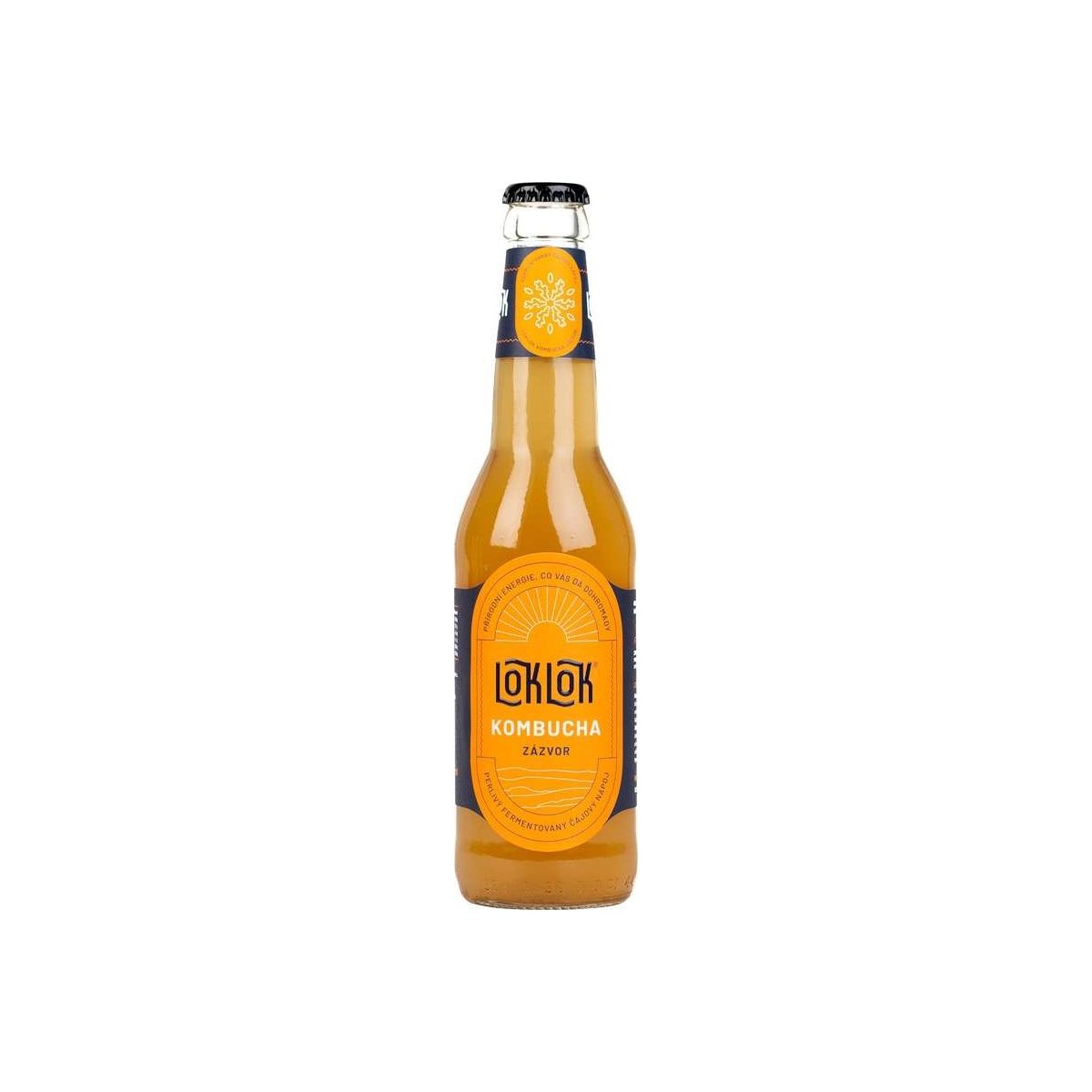 LokLok Kombucha zázvor 0,33l sklo