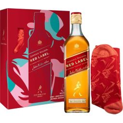 Johnnie Walker Red label 0,7l - kazeta ponožky