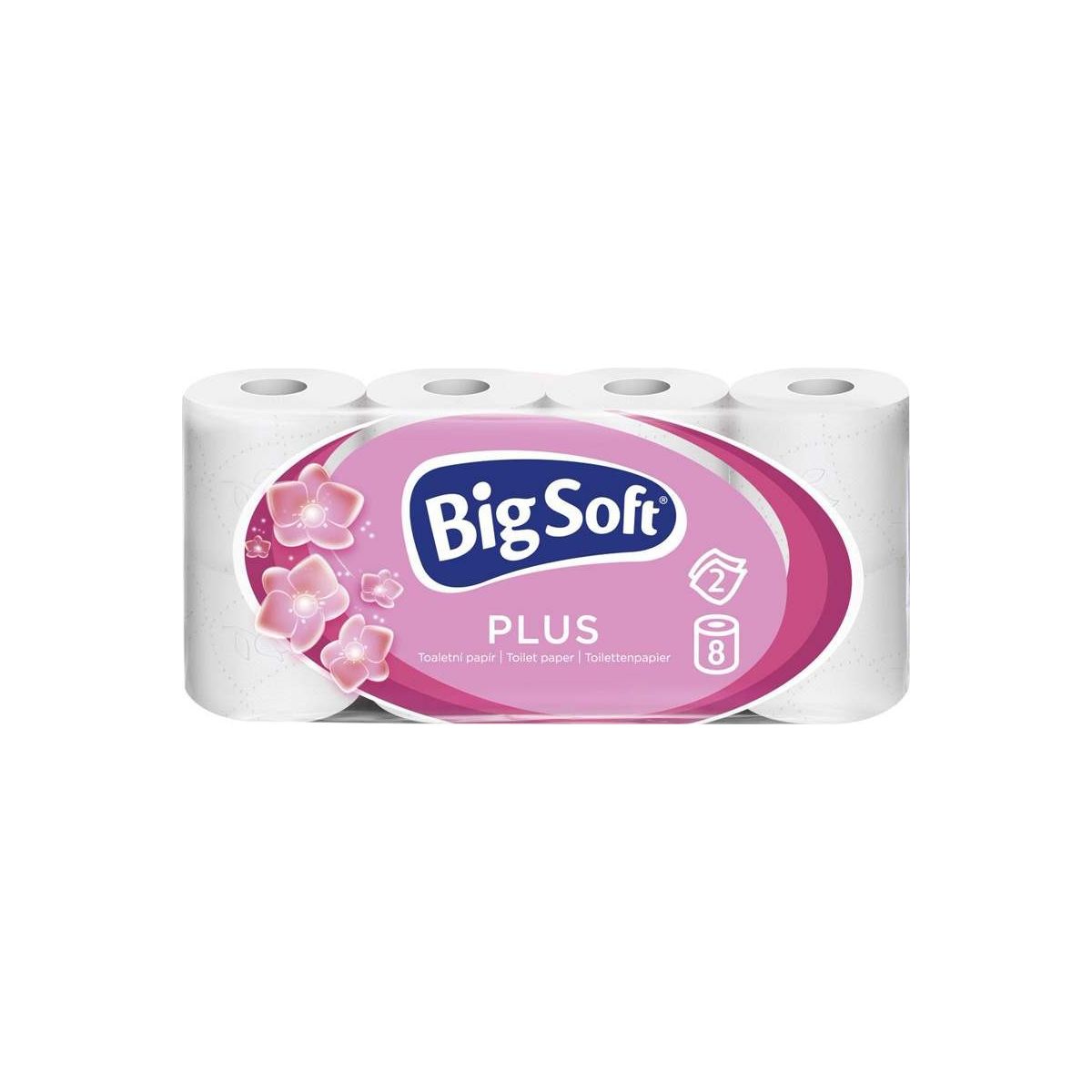 Toaletní papír Big Soft Plus 2vr. 8ks