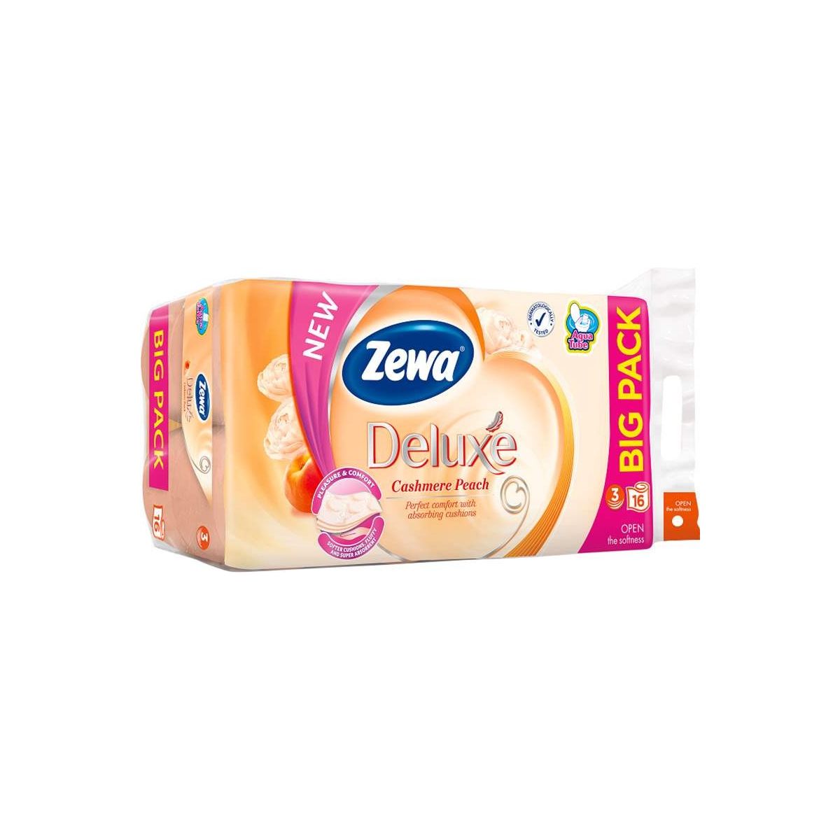 Toaletní papír Zewa Deluxe Cashmere Peach 3vr. 16ks