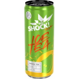 Big Shock! Ice Tea Green Tea Pear 0,33l plech
