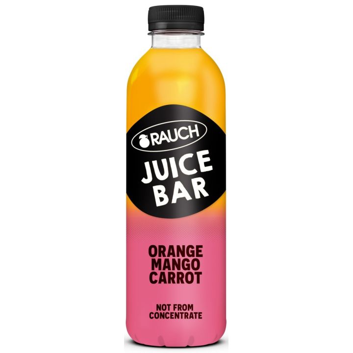 Rauch Juice Bar pomeranč - mango - mrkev 100% 0,8l - PET