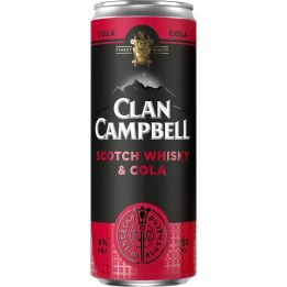 Clan Campbell Whisky & Cola 0,25l - plech