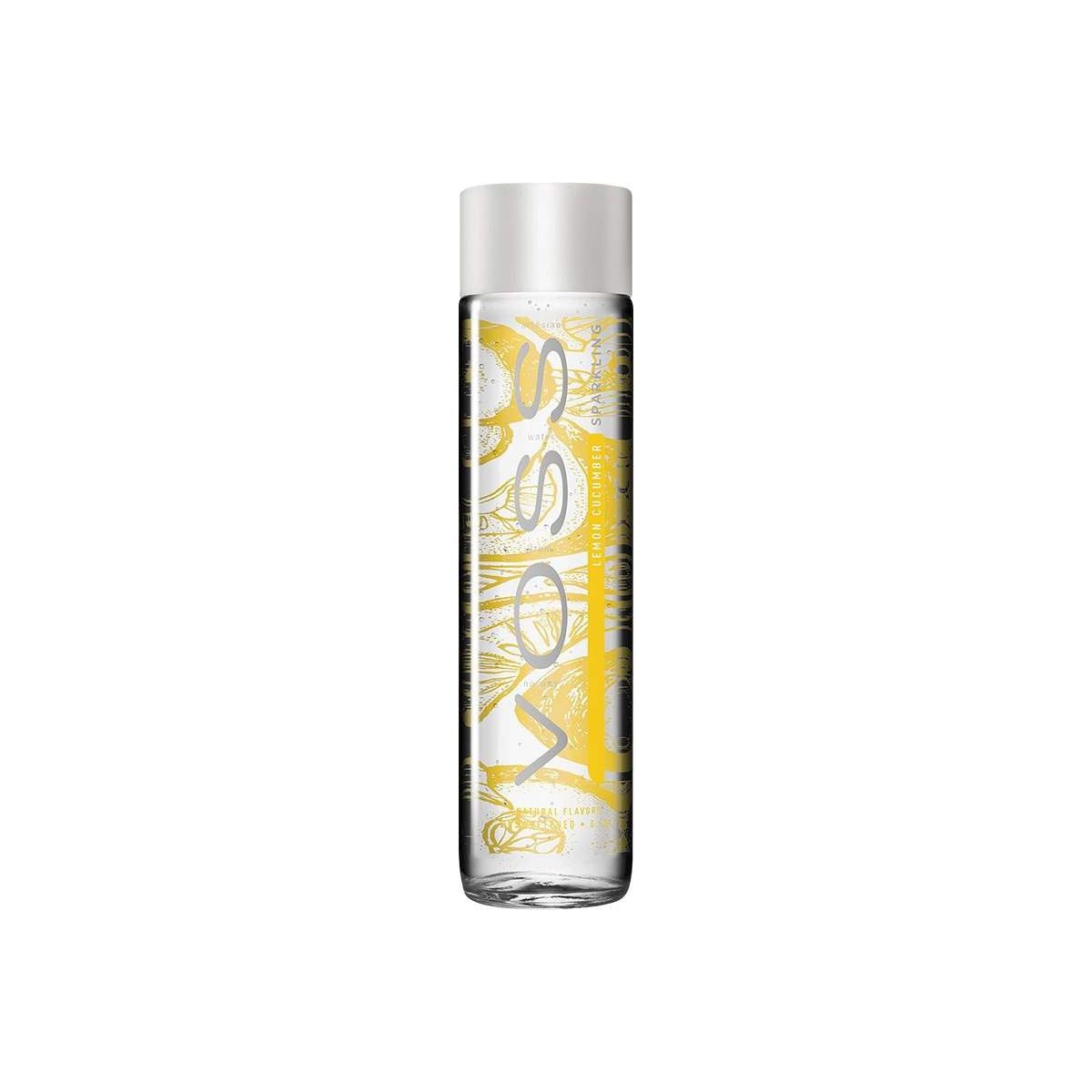 Voss Sparkling citron & okurka 0,375l - sklo