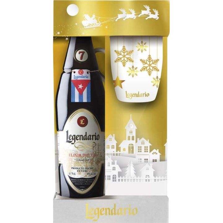 Legendario Elixir De Cuba 0,7l kazeta + hrnek 
