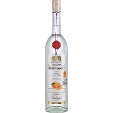 Meruňkovice fleret 50% 0,7l s pečetí