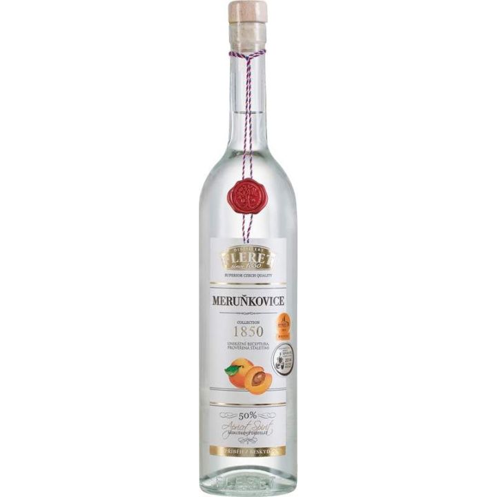 Meruňkovice fleret 50% 0,7l s pečetí