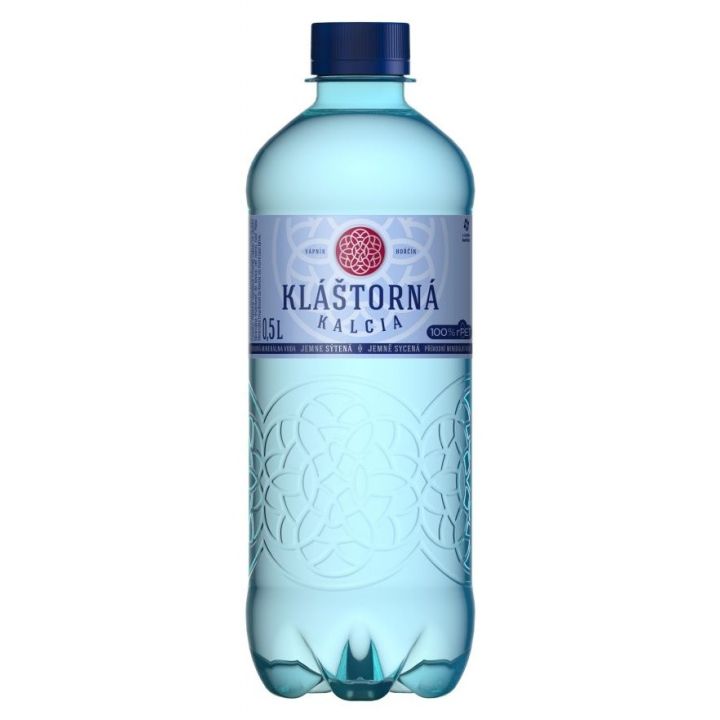 Kláštorná Kalcia jemně sycená 0,5l - PET